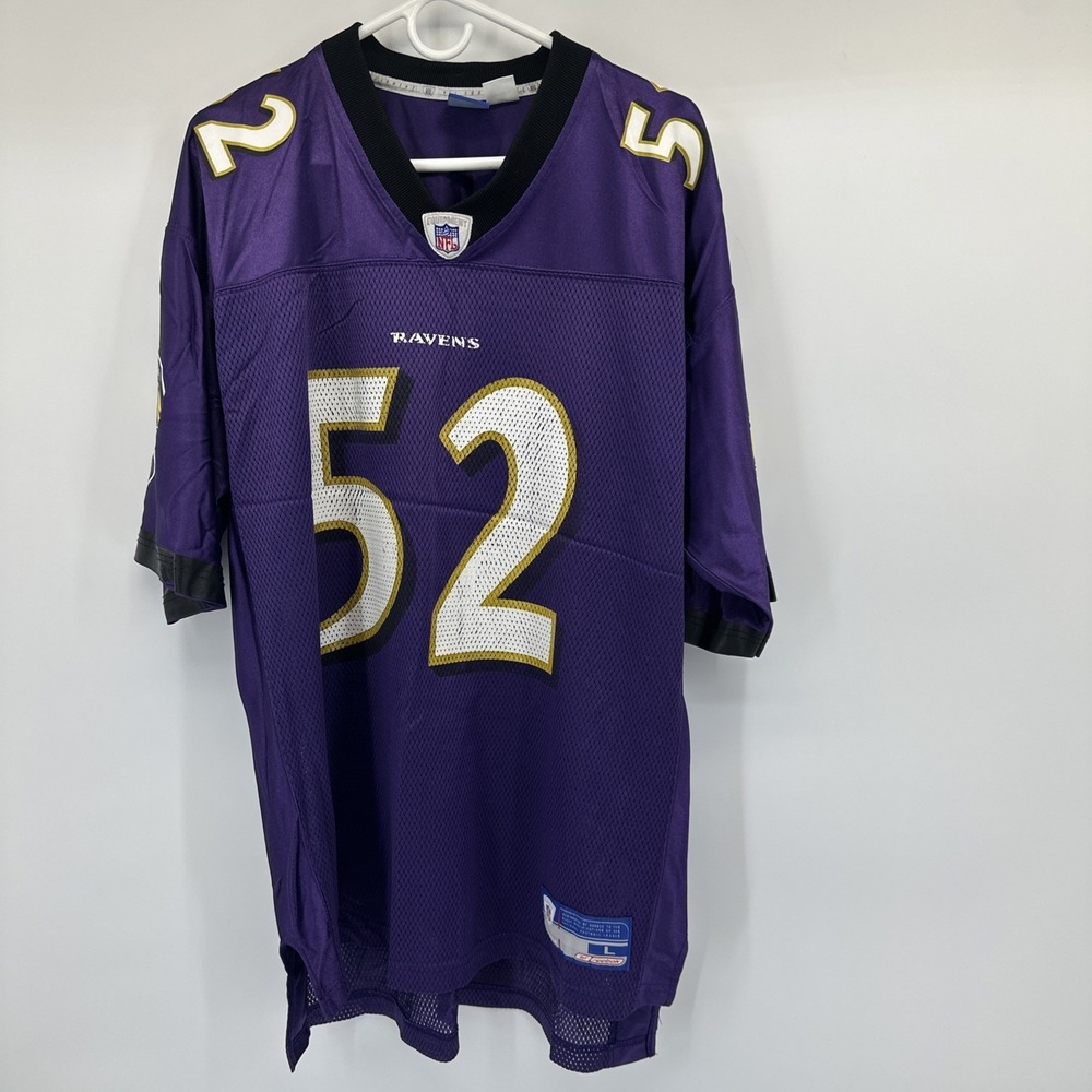 Nike Baltimore Ravens Ray Lewis Purple Unisex Jersey 54 Large Men, Reebok